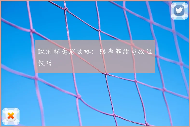 欧洲杯竞彩攻略：赔率解读与投注技巧